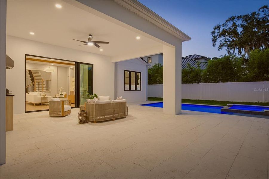 Exterior details and patio area of a home in , Winter Park (Image 29).