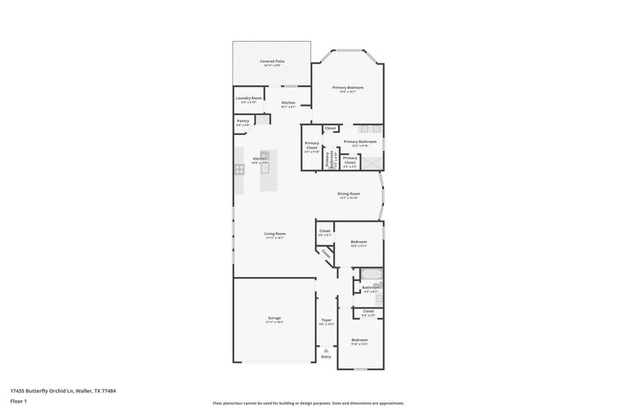 2D floor plan layout of this home in Landing Meadows - Premier Series, New Caney, TX (Image 2). 2D floor plan layout of this home in Landing Meadows - Premier Series, New Caney, TX (Image 2).