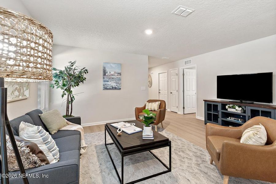 Furnished interior view inside a new home in , Jacksonville (Image 13). Furnished interior view inside a new home in , Jacksonville (Image 13).