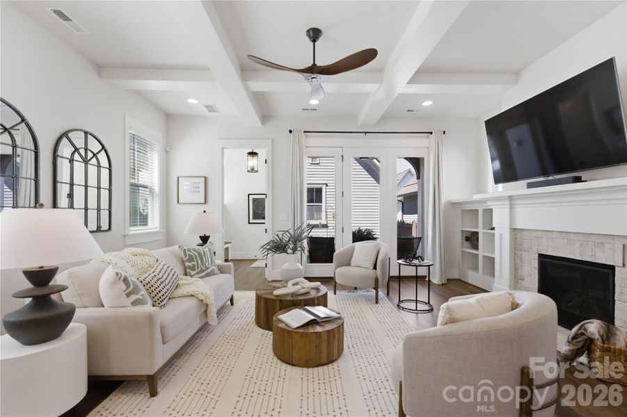 Furnished interior view inside a new home in , Fort Mill (Image 19).