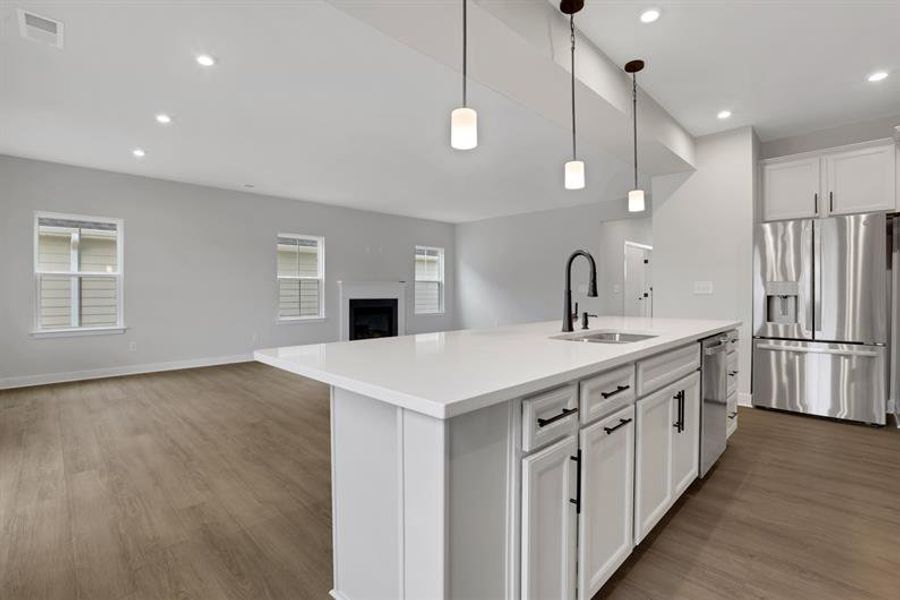 Furnished interior view inside a new home in Crystal Falls, Dawsonville (Image 6).