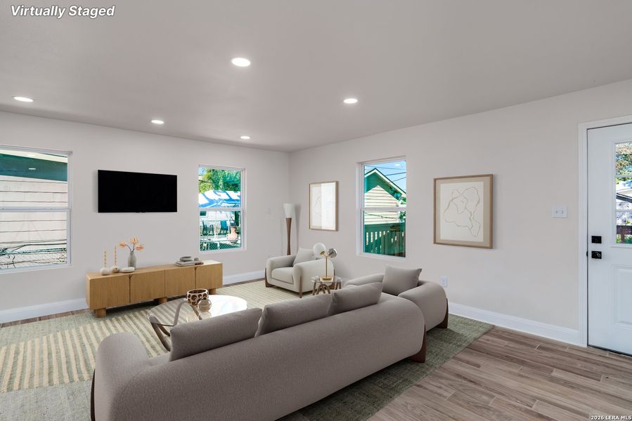 Furnished interior view inside a new home in , San Antonio (Image 7).