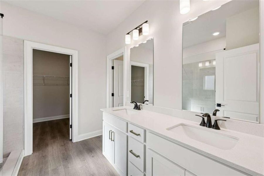 Furnished interior view inside a new home in River Pointe, Monroe (Image 12).