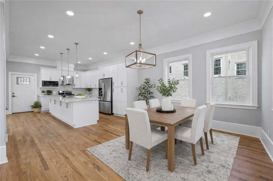 Furnished interior view inside a new home in , Fairburn (Image 33). Furnished interior view inside a new home in , Fairburn (Image 33).