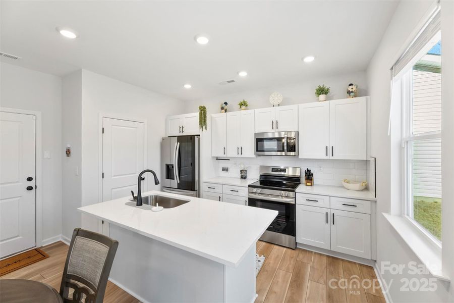 Furnished interior view inside a new home in Surrey Woods, Charlotte (Image 37).