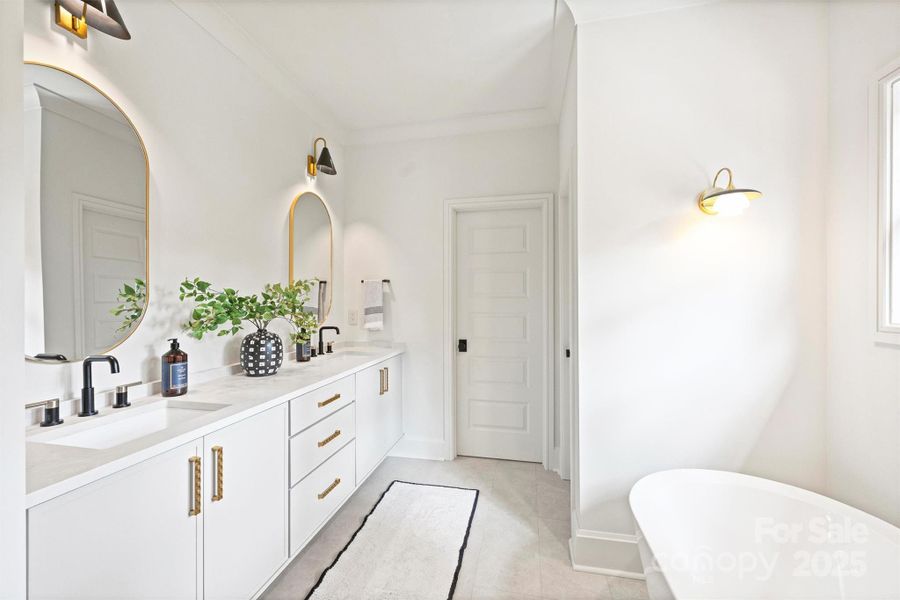 Furnished interior view inside a new home in , Charlotte (Image 15).