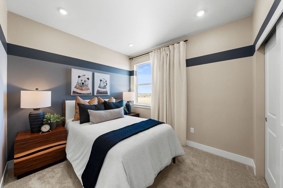 Furnished interior view inside a new home in Trumark Homes at Tanterra, Parker (Image 27).