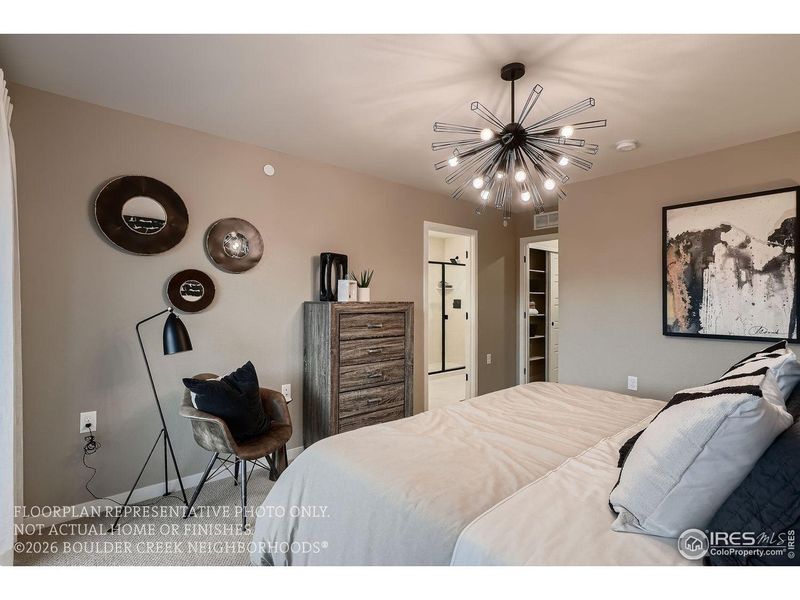Furnished interior view inside a new home in Baseline, Broomfield (Image 28).