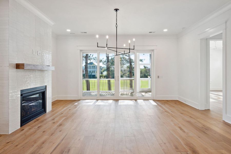 Spacious, unfurnished interior of a new home in , Awendaw (Image 43).