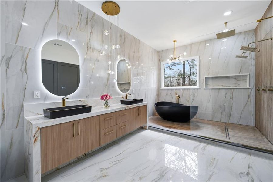 Furnished interior view inside a new home in , Buford (Image 17).