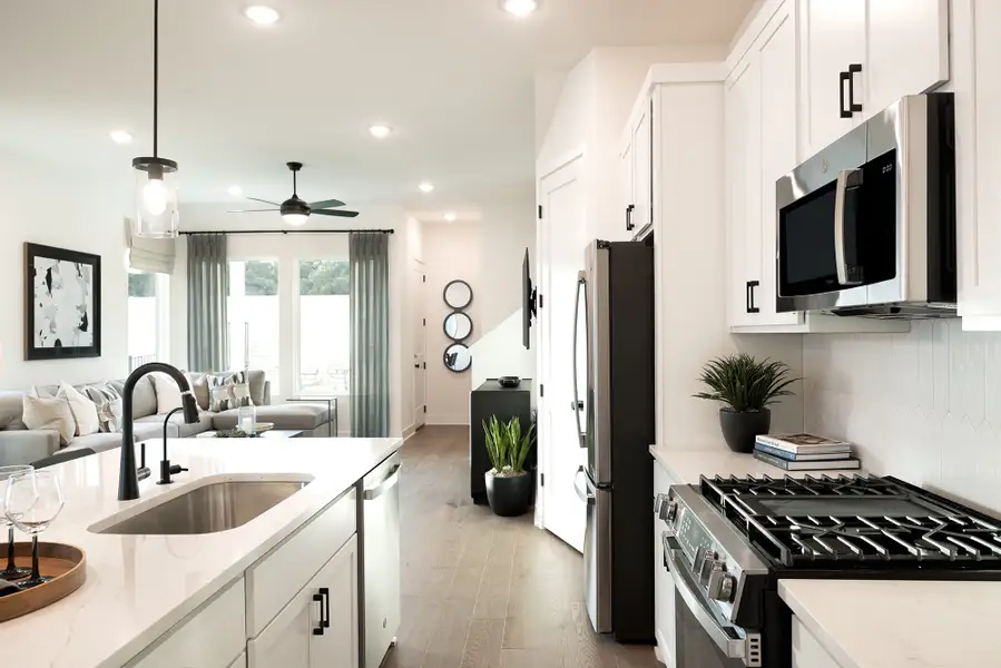 Furnished interior view inside a new home in Novel, Austin (Image 4).