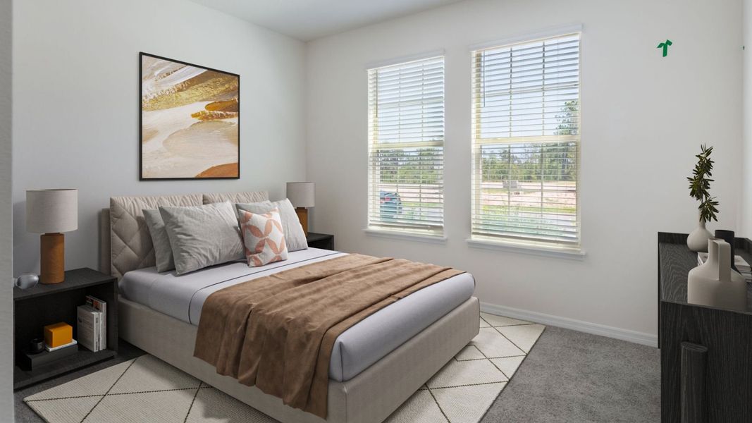 Furnished interior view inside a new home in Waterleigh, Winter Garden (Image 9).