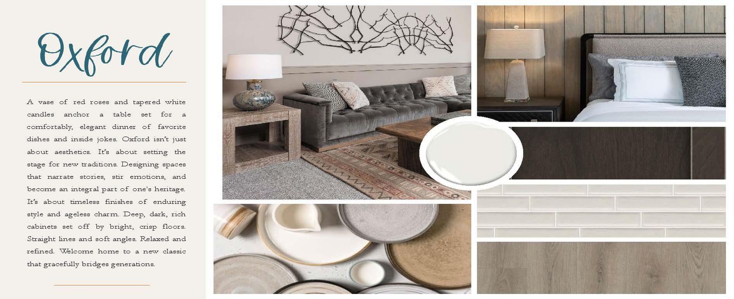 Sample of building materials used in homes in The Cottages at Lariat, Liberty Hill (Image 10).