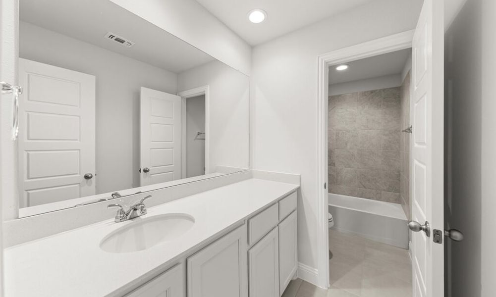 Representative exterior photo of a completed home built from the Brighton by Impression Homes in Arcadia Trails, Balch Springs, TX (Image 23).