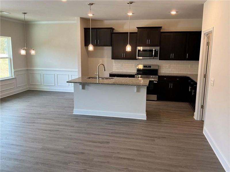 Furnished interior view inside a new home in Park Place, Bowdon (Image 4).