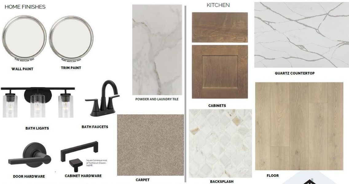 Sample of building materials used in homes in Edgewood, Leander (Image 14).