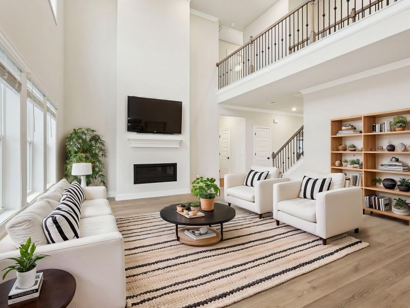 Welcome to the Beaumont floorplan modeled at Vines at Mill Creek.