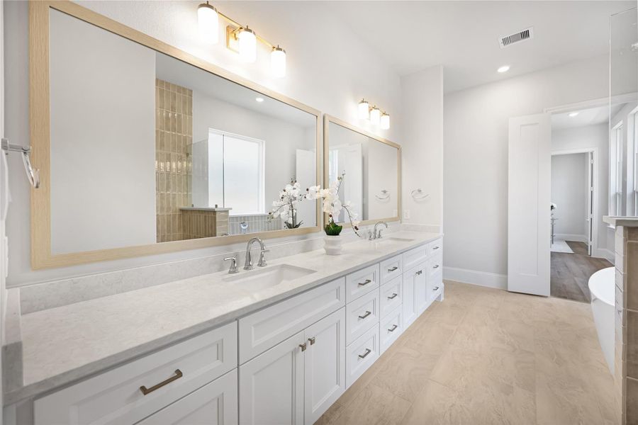 Furnished interior view inside a new home in Bentwater, Montgomery (Image 34). Furnished interior view inside a new home in Bentwater, Montgomery (Image 34).