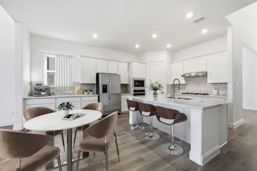 Representative furnished interior of a home built from the Sonoma by Taylor Morrison in The Ranch at Uptown Celina 55s, Celina (Image 4).