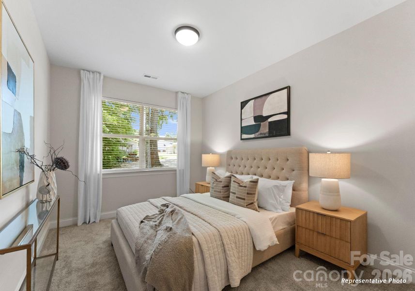 Furnished interior view inside a new home in , Charlotte (Image 15).