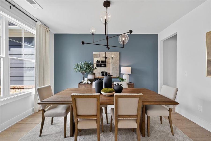 Furnished interior view inside a new home in , Gainesville (Image 33).