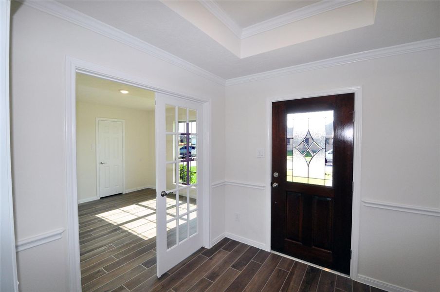 Spacious, unfurnished interior of a new home in , League City (Image 18). Spacious, unfurnished interior of a new home in , League City (Image 18).