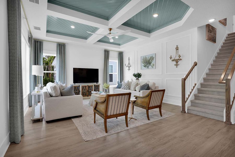 Representative furnished interior of a home built from the The Ellaville by Providence Homes (Florida) in Reflections at Nocatee, Nocatee (Image 28).