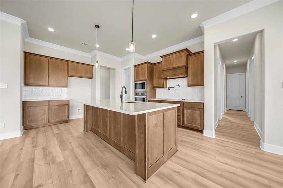 Furnished interior view inside a new home in Rocky Top, Krum (Image 5).