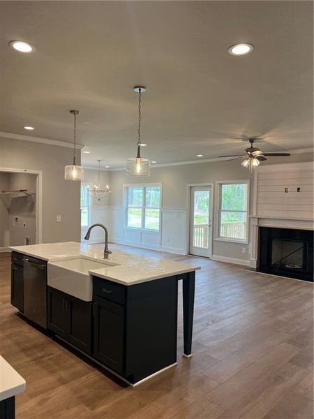 Furnished interior view inside a new home in , Loganville (Image 15).