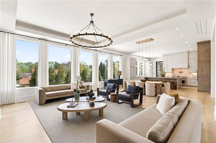 Furnished interior view inside a new home in , Marietta (Image 15).