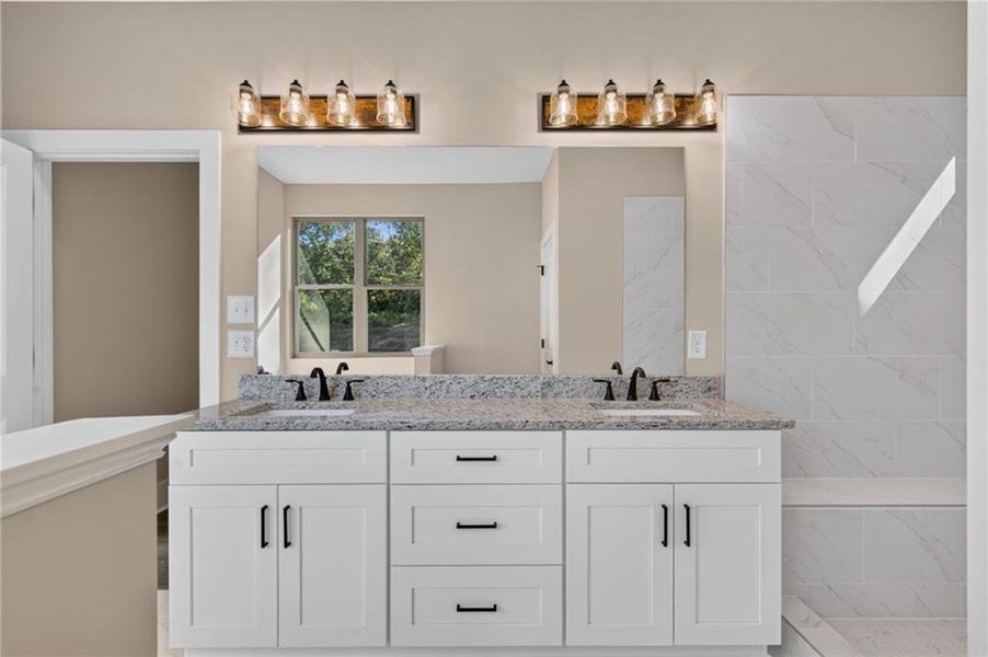 Furnished interior view inside a new home in , Dawsonville (Image 11).