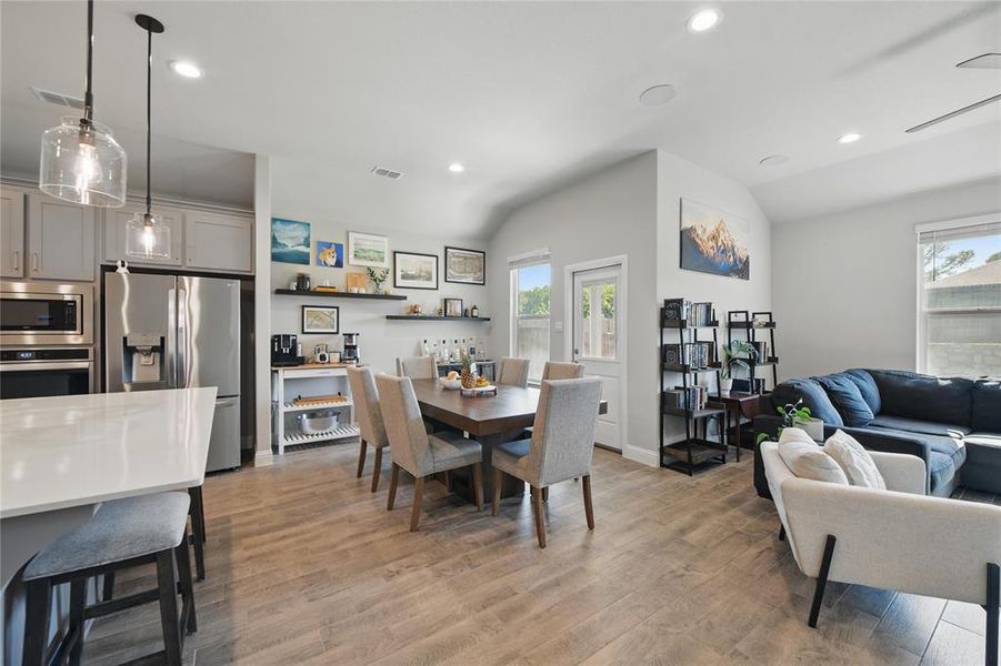 Furnished interior view inside a new home in , Denton (Image 27).