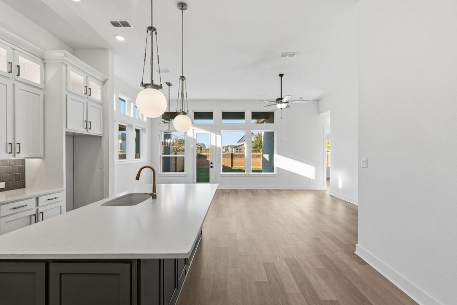 Furnished interior view inside a new home in , Katy (Image 4).