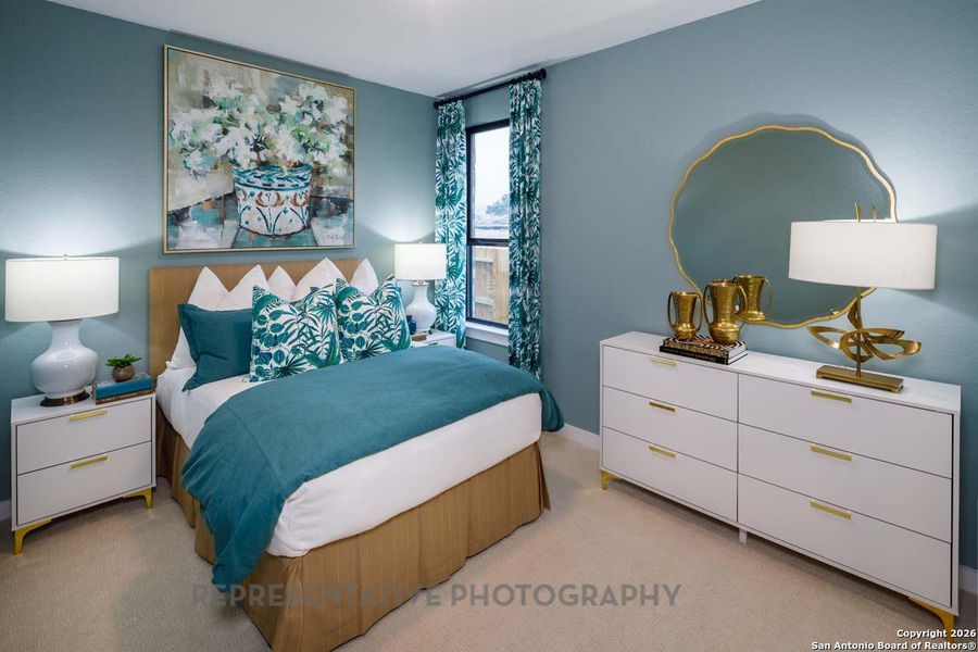 Furnished interior view inside a new home in Meyer Ranch, New Braunfels (Image 23).