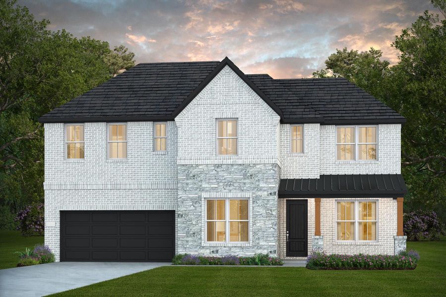 Representative exterior photo of a completed home built from the Oglesby by Pulte Homes in Katy Court, Katy, TX (Image 1). Representative exterior photo of a completed home built from the Oglesby by Pulte Homes in Katy Court, Katy, TX (Image 1).