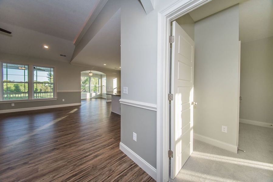 Representative unfurnished interior of a home built from the Mediterranean by Enchanted Homes in Lonesome Dove, San Antonio (Image 28).