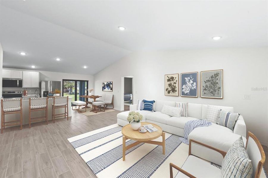 Furnished interior view inside a new home in , Punta Gorda (Image 7).