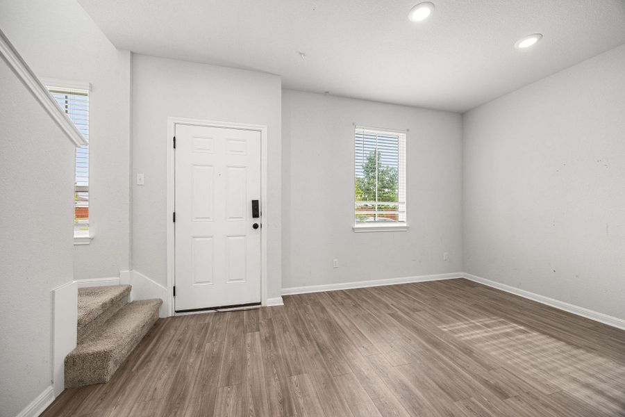 Spacious, unfurnished interior of a new home in , Round Rock (Image 26). Spacious, unfurnished interior of a new home in , Round Rock (Image 26).