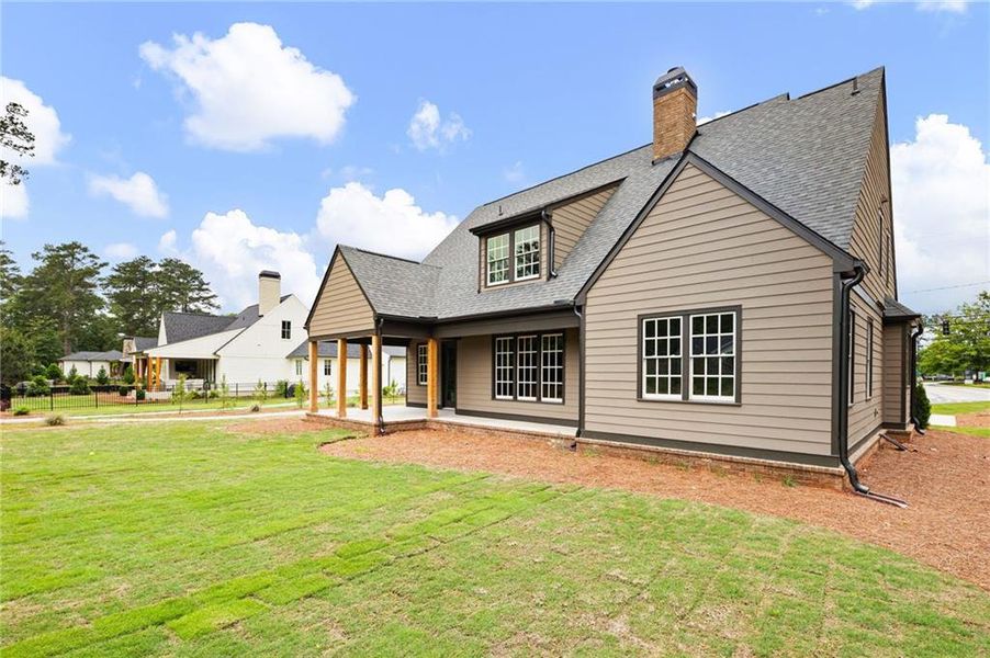Exterior details and patio area of a home in , Carrollton (Image 35).
