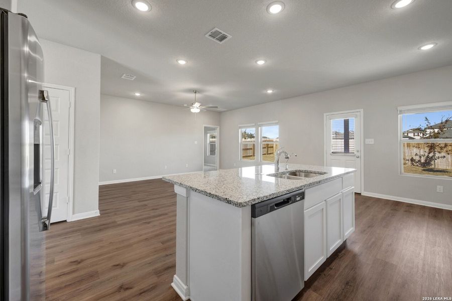 Furnished interior view inside a new home in Paloma Park, Converse (Image 12).