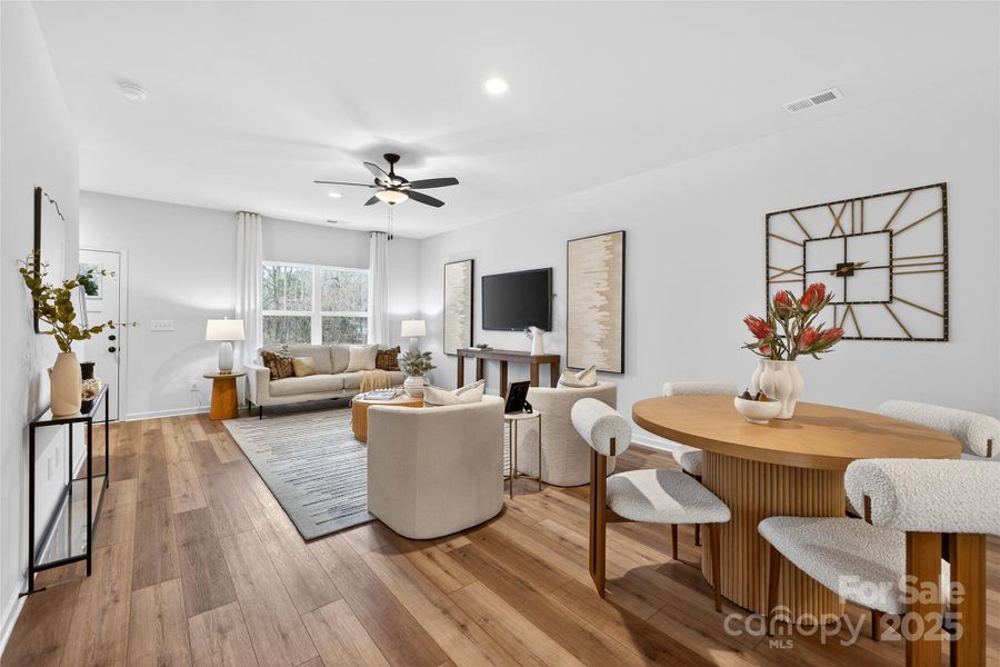 Furnished interior view inside a new home in , Charlotte (Image 7).