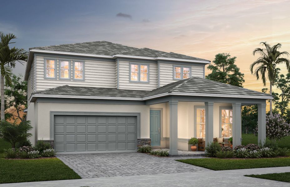 Representative exterior photo of a completed home built from the Scarlett by Pulte Homes in Highpointe, Stuart, FL (Image 26).