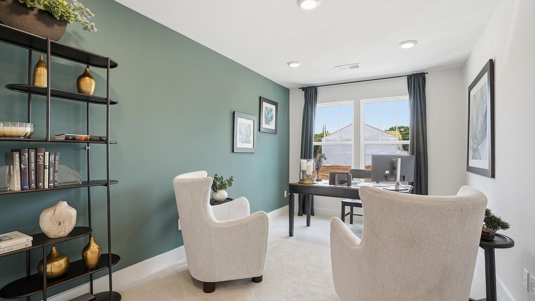 Furnished interior view inside a new home in Anna's Pointe, Simpsonville (Image 17).