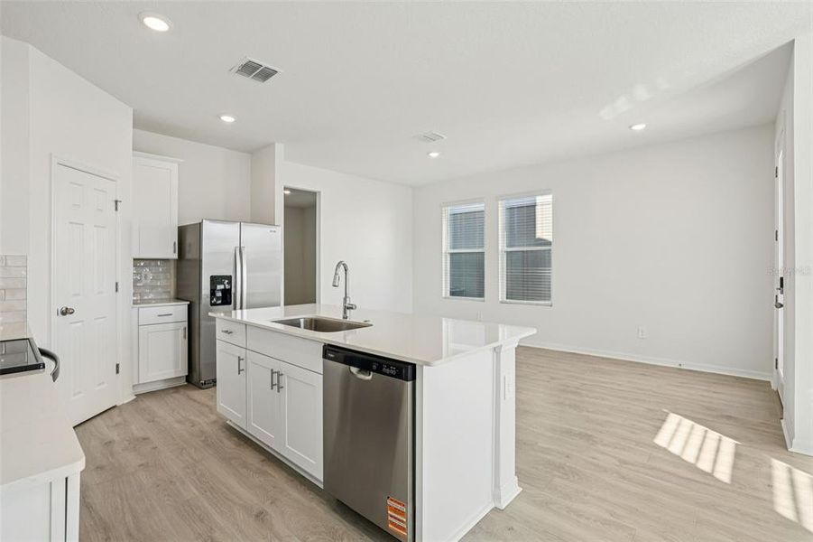 Furnished interior view inside a new home in The Meadow at Crossprairie Bungalows, St. Cloud (Image 12).
