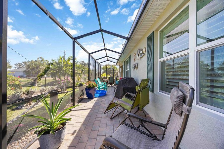 Exterior details and patio area of a home in Burnt Store Village, Punta Gorda (Image 29).