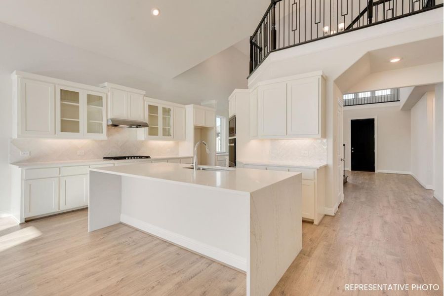 Furnished interior view inside a new home in Trails at Cottonwood Creek, Rowlett (Image 3).
