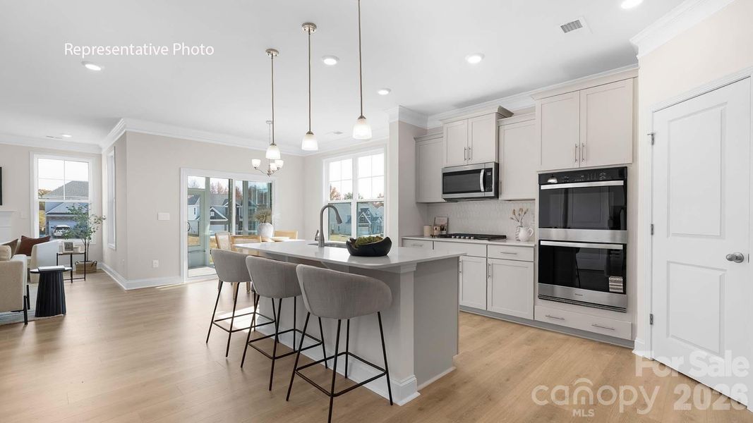 Furnished interior view inside a new home in Sylvan Creek, Denver (Image 7).