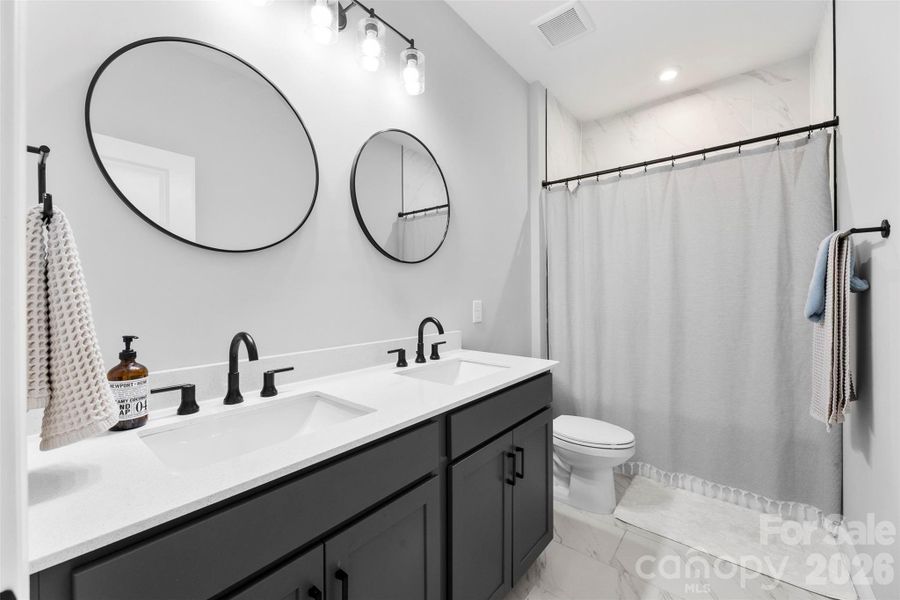 Furnished interior view inside a new home in , Belmont (Image 15).