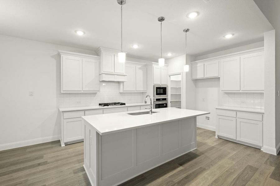 Furnished interior view inside a new home in Stone Eagle, Azle (Image 11).
