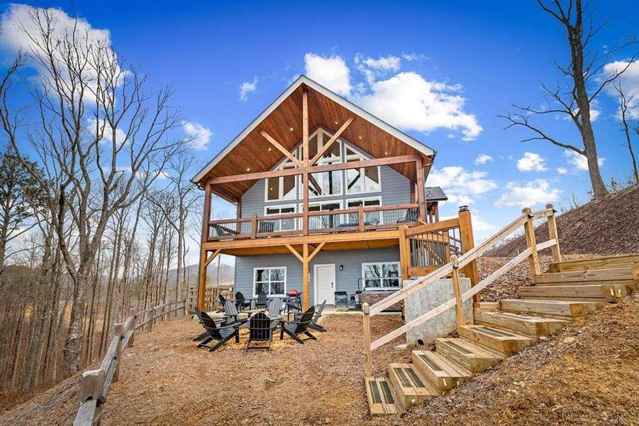 In-progress construction of a new home in , Talking Rock, GA (Image 65).